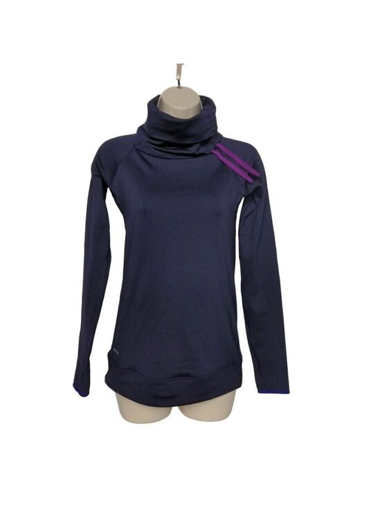 Nike Tops - Nike Pro Hyperwarm Women's Top Purple XS Side Tie